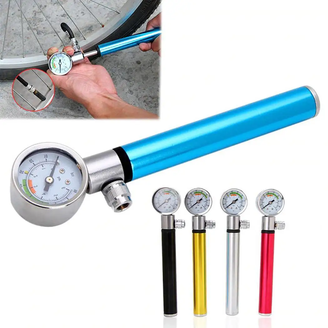 Portable CO2 Inflator Bicycle Pump Mini Ball Cycling Mountain Bike Tire Pump HA