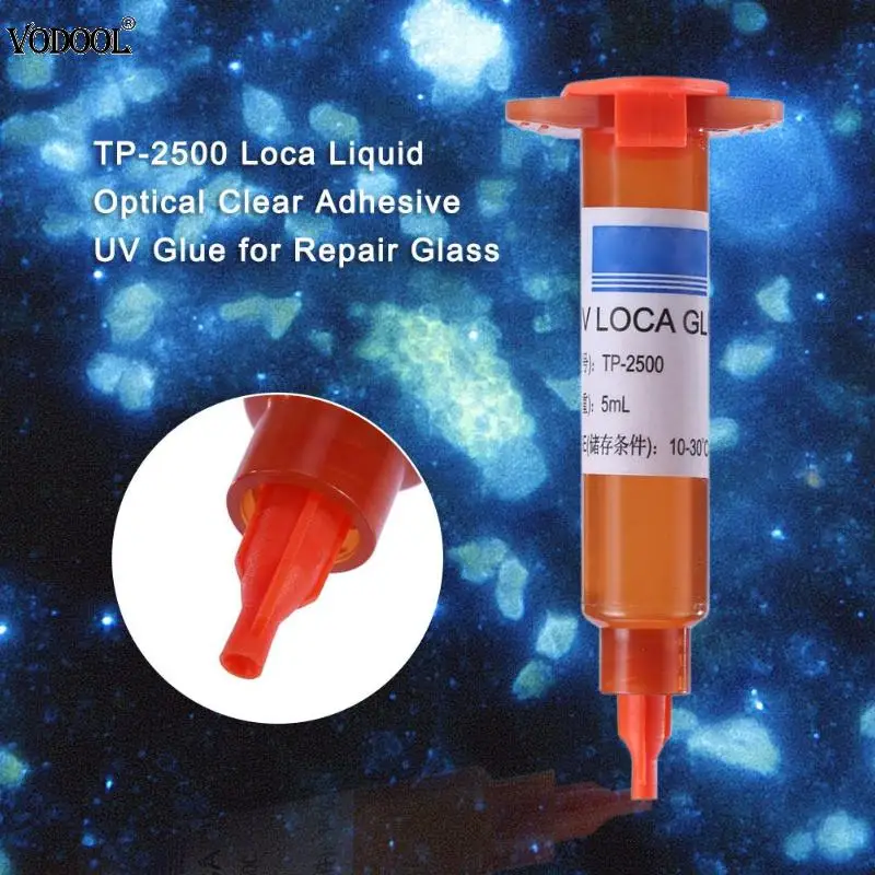 TP 2500 LOCA УФ клей жидкий оптический прозрачный для стекла сенсорного экрана