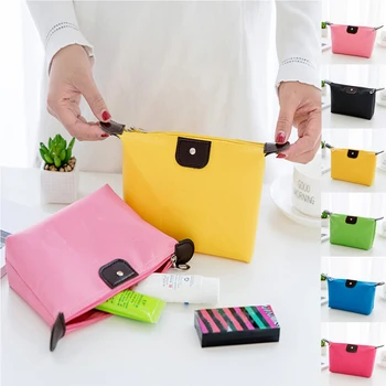 

New Fashion Women Girls Cosmetic Makeup Bag Beauty Case Organizer Zipper Holder Bag Travel Toiletry Waterproof