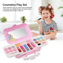 Дисней Косметика игровой набор принцессы макияж комплект с чехлом для маленьких девочек нетоксичные губы тени для век милый игровой дом детский подарок