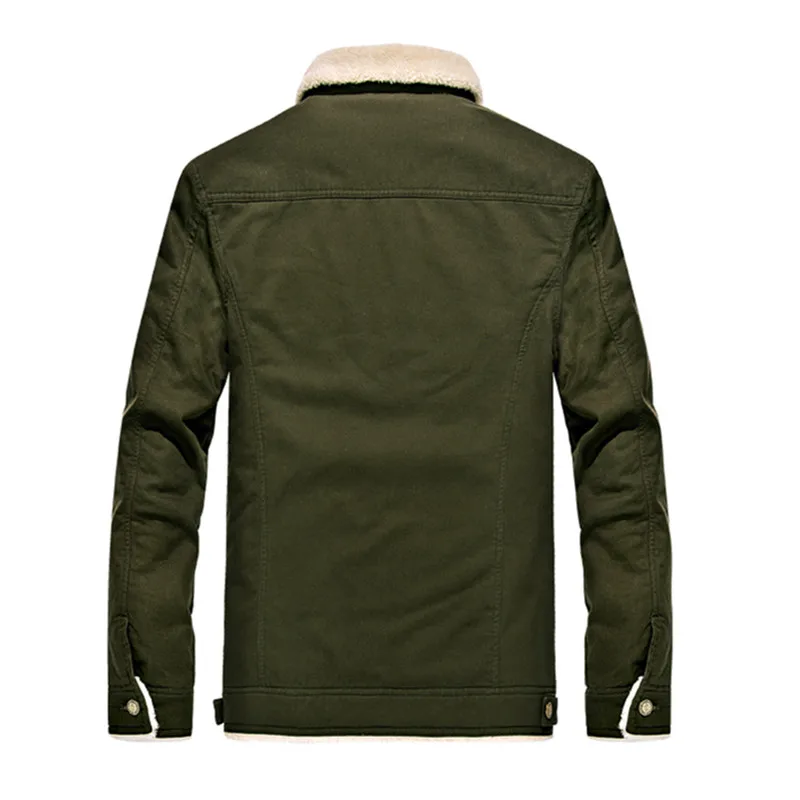 Jacket men's winter warm plus velvet thick cotton jacket men's jacket casual cotton fur collar military tactical Parker jacket Jacket men's winter warm plus velvet thick cotton jacket men's jacket casual cotton fur collar military tactical Parker jacket