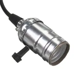 CLAITE 40-60 W AC110-220V E27 Винтаж Щепка Edison свет гнездо держателя лампы подвесные лампы адаптер с выключателем