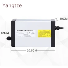 58,4 в 15A 14A 13A Lifepo4 литий Батарея Зарядное устройство для 48 V(51,2 V), фара для электровелосипеда в E-велосипедный рюкзак AC DC Питание