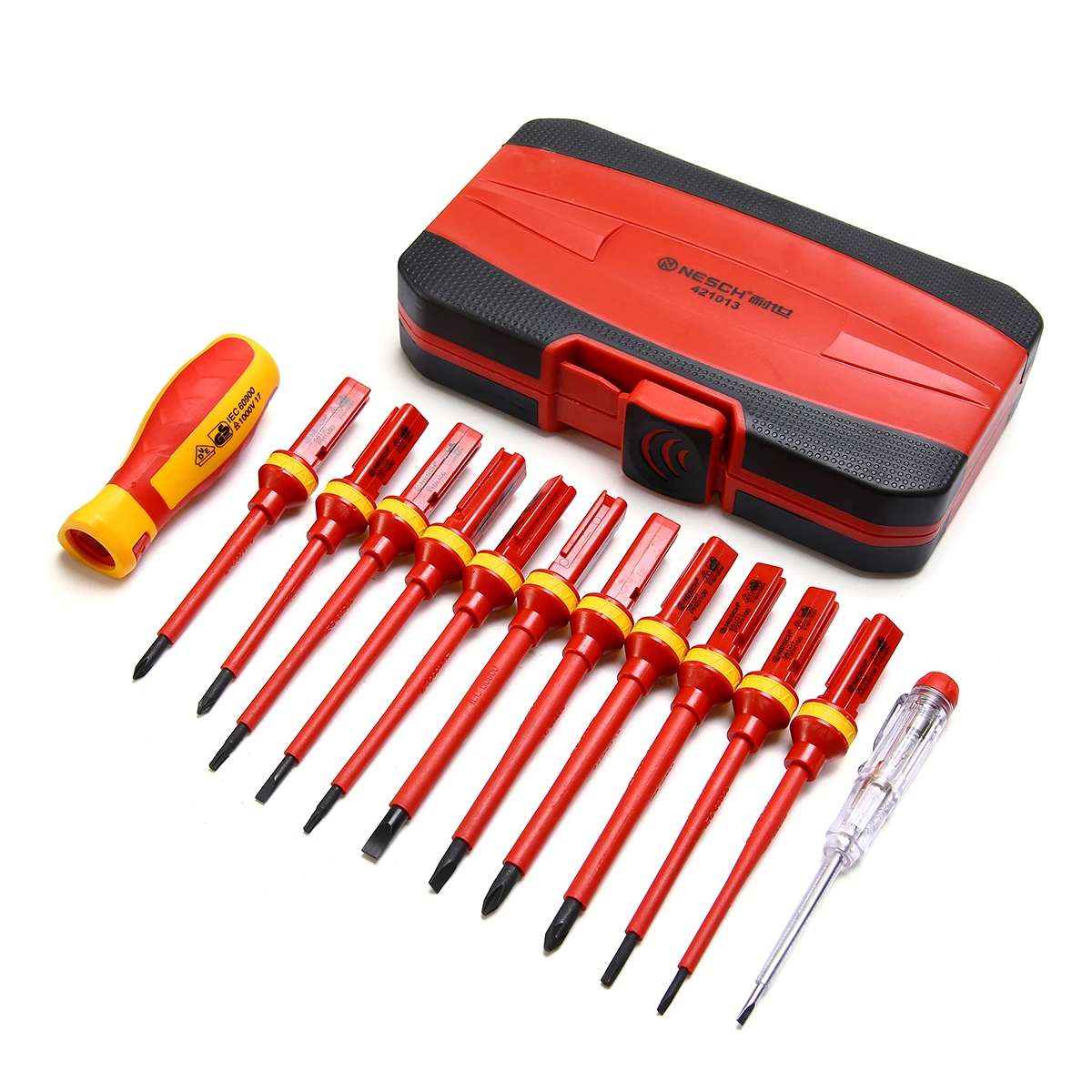 

13pcs/set Multi-purpose Screwdriver Set Magnetic Electrican Insulated Electric Hand scerwdriver Set Repair Tools Kit Set