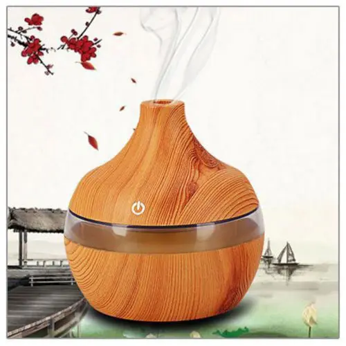 

USB LED Incense Oil Ultrasonic Aroma Humidifier Purifier Mist Maker Air Aromatherapy Diffuser