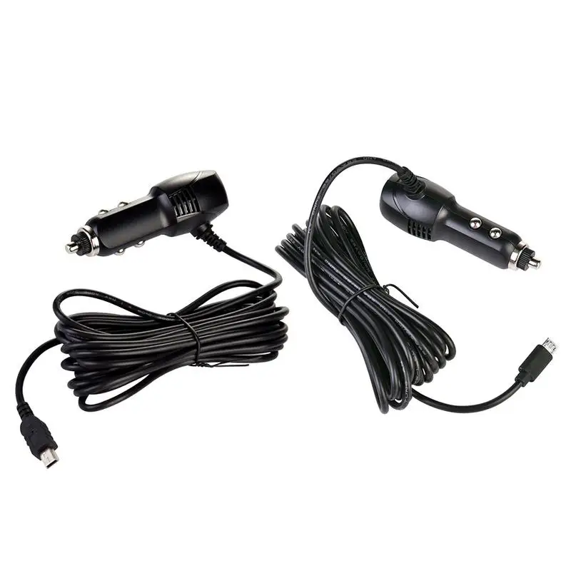 Dash Cam Driving Recorder Rearview Mirror Dual Recording DVR Car Charger Input 12-24V Output 5V With USB Interface 3.5 M/3.83 Yd