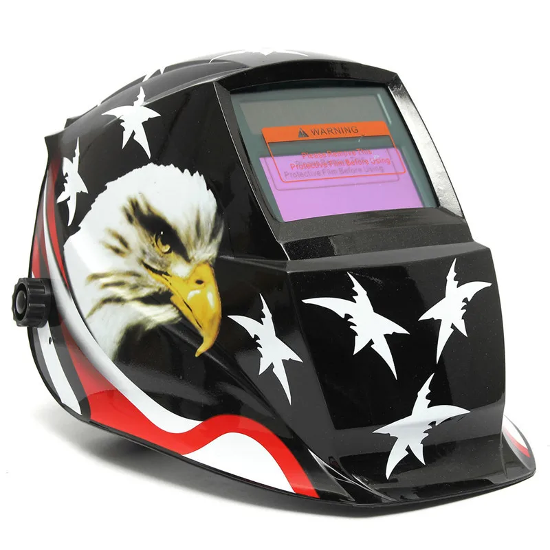 

Welding Helmets Eagle Stars Auto Darkening Welding Solar Welding Mask Helmet Electric Welding TIG MIG Welders Lens Mask Black