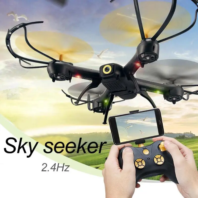

JJRC D61 2.4G 4CH WiFi RC Quadcopter Remote Control Drone LED w/ Camera