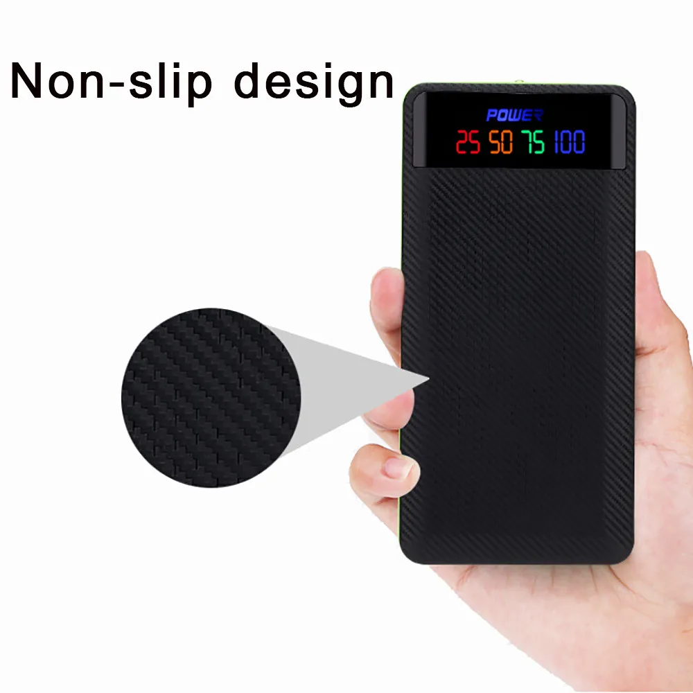 

Power Bank 20000mAh Powerbank 2 USB External Battery Pack for iPhone 6 6s 7 8 iPad Samsung Xioami Huawei Battery Charger Cases