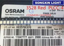 100 pçs LSE6SF-V2BA-1-1 ls E6SF-V2BA-1-1 osram 3528 vermelho PLCC-4 cátodo comum super brilhante led lanternas traseiras smd novo original