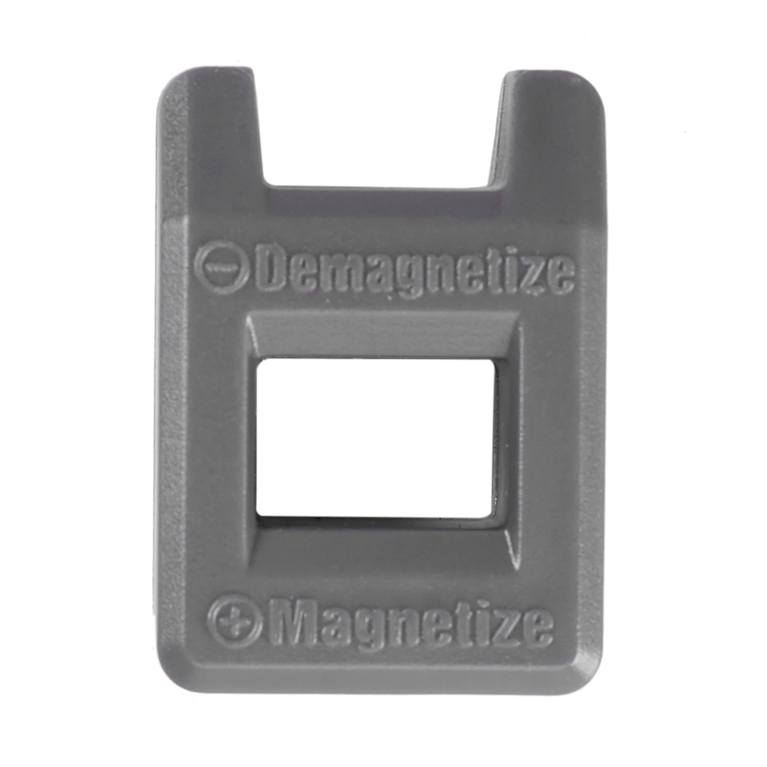 

BMBY-Screwdriver Magnetizer Degaussing Demagnetizer Magnetic Practical Pick Up Tool Color:Gray