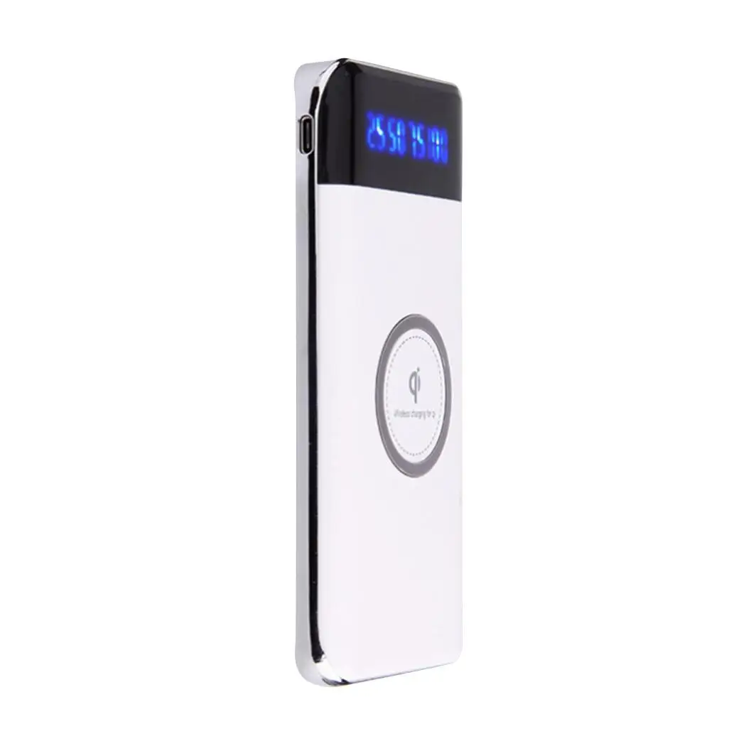 Portable Wireless Charger 10000Amh USB Digital 5W QI 5V/1.0A Power DC 5V 2.0A DC 5V 1A 10000mAh Bank Portable Wireless Charger 10000Amh USB Digital 5W QI 5V/1.0A Power DC 5V 2.0A DC 5V 1A 10000mAh Bank