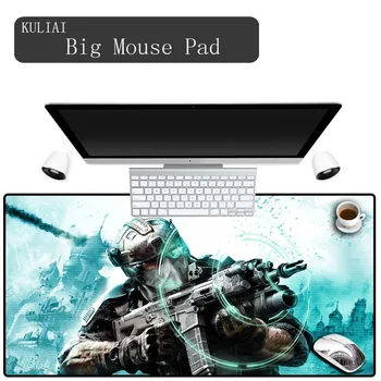 

XGZ 900 400 Cool Mouse Pad Ghost Recon Office Decoration Desk Mat Edge Control Gaming Comics Pink Computer Rubber Mouse Pads