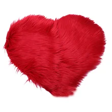 Любовь Имитация шерстяной коврик наматрасник диванная подушка плюшевый ковер журнальный столик для гостиной канапе спальня