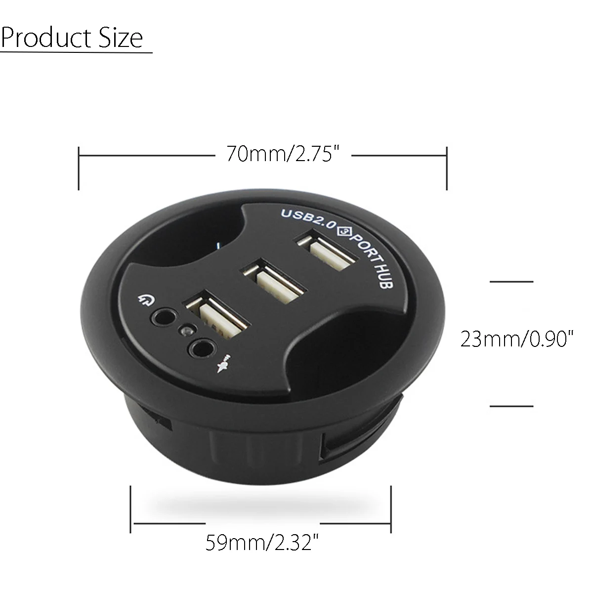 Адаптер хаб USB 2 0 для MacBook Samsung Galaxy внешний стереозвук комбинированный сплиттер 3