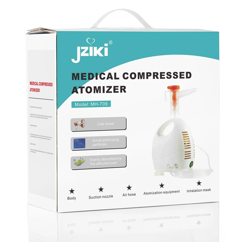 JZIKI медицинский Регулируемый сжатый распылитель для детей облегчение аллергии медицина воздушный компрессор ингалятор распылитель