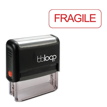 

LolliZ Fragile w/Round border Style Font and Design Self-Ink