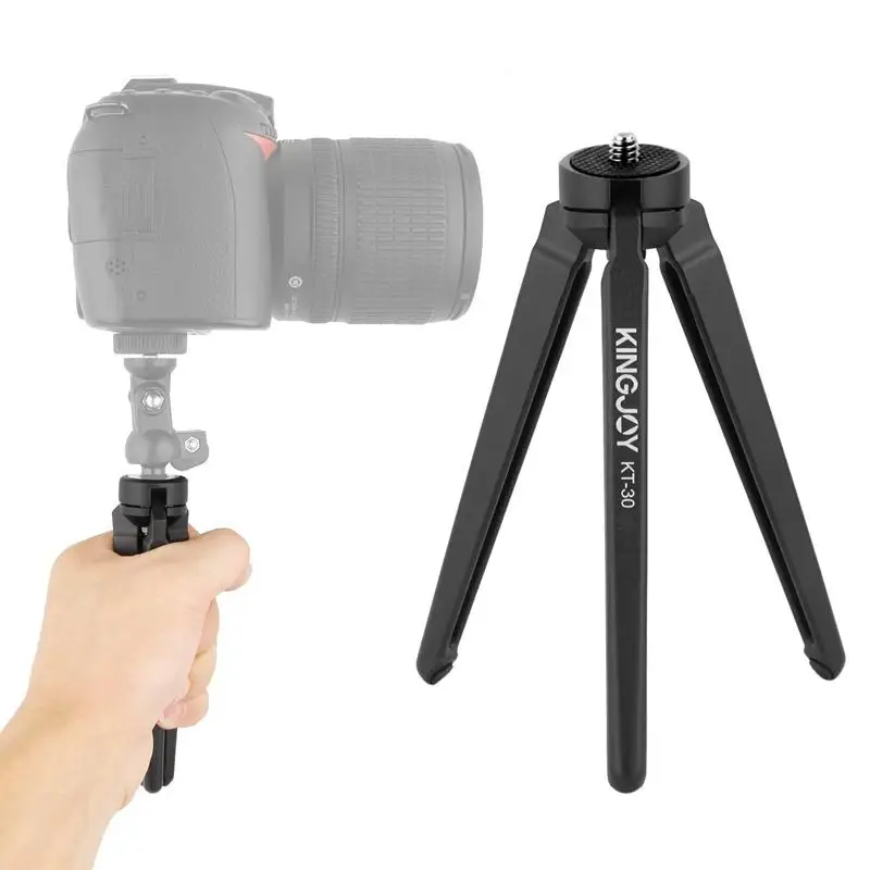  KINGJOY Mini Travel Tabletop Tripod Lightweight StandKT-30 Table Tripod Stand with Max. Load up to 