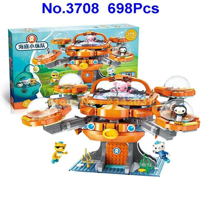 3708 698pcs Octonauts Octopus Octopod Playset & Barnacles Enlighten