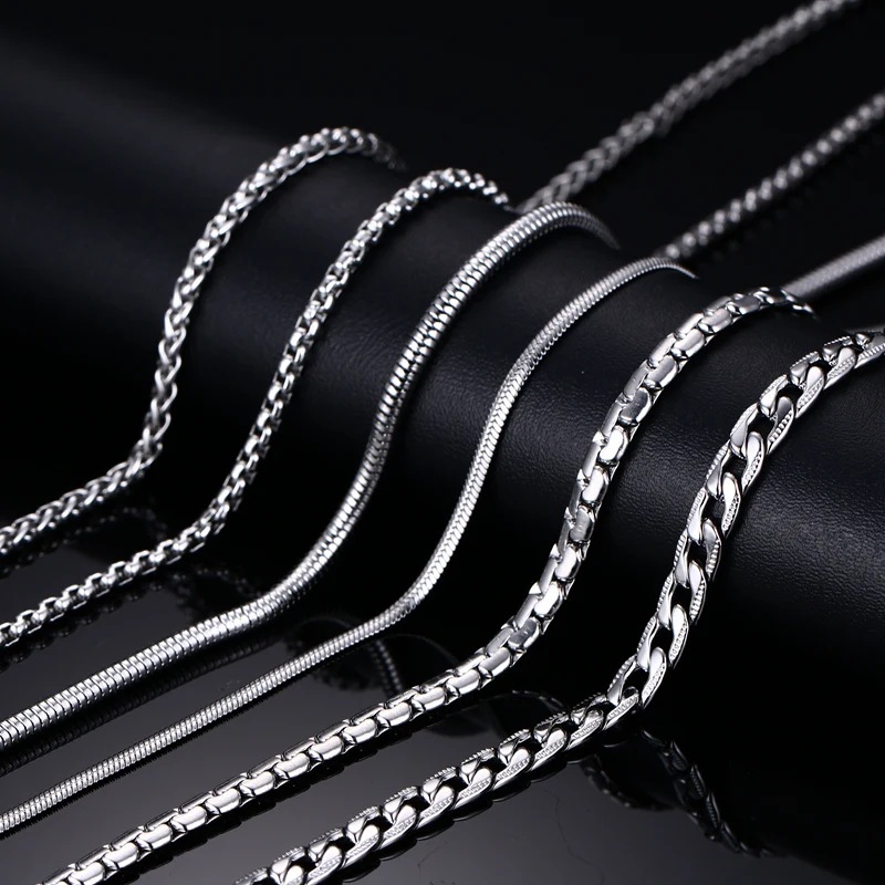 

Vnox 20inch Chain Necklace for Women Men 316l Stainless Steel Jewelry Not Fade