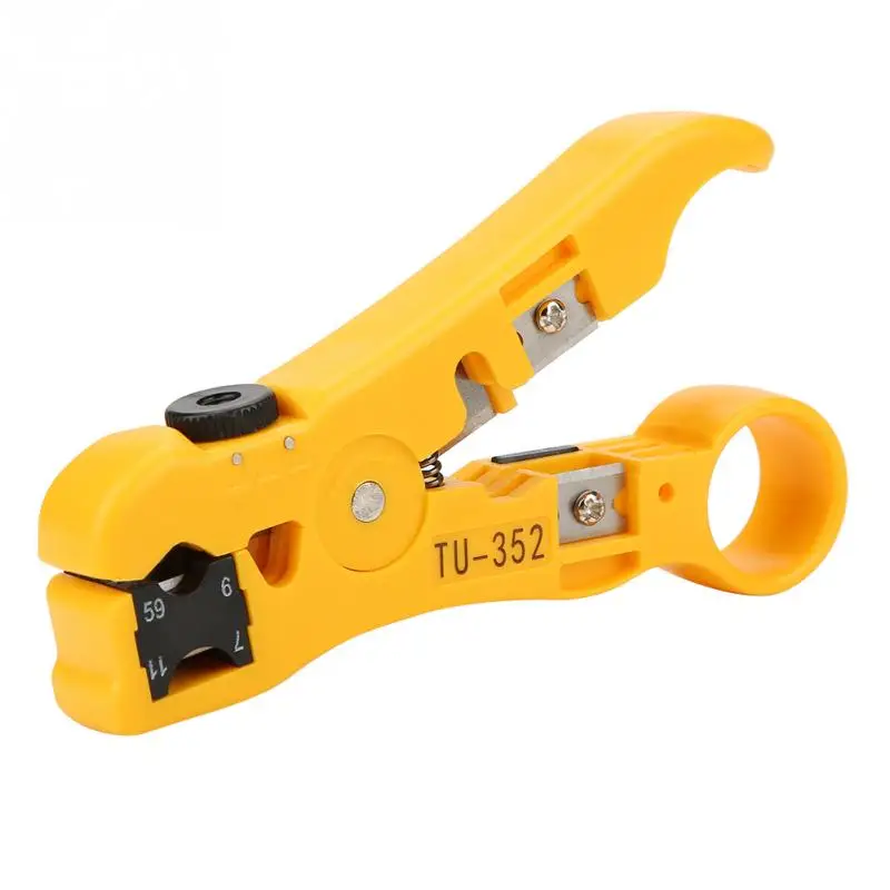 Handheld TU 352 Coaxial Cable Stripper Pliers Wire Stripping Knife