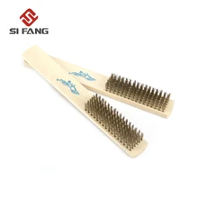 5 шт. 6x16 ряд стальная проволочная щетка для очистки краски/Ржавчины/грязь Металл щетка для удаления ржавчины