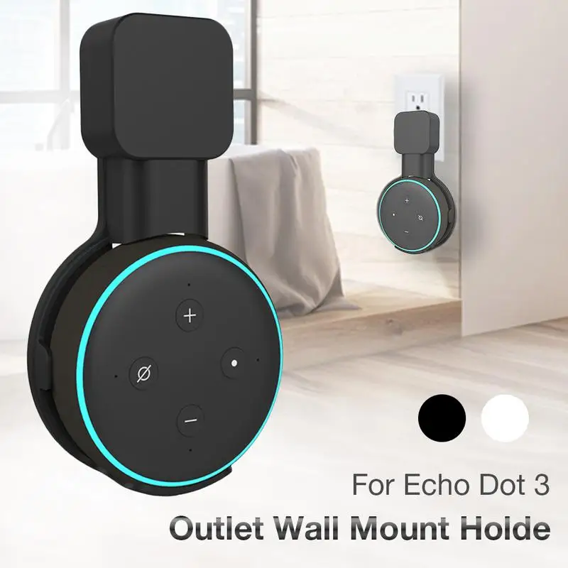 Розетка настенный держатель для Echo Dot 3 компактный стенд умных домашних динамиков