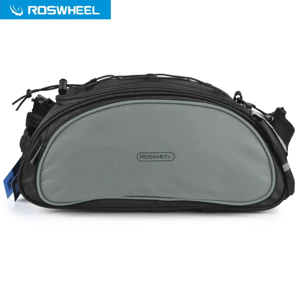 

Roswheel 13L Bike Rear Rack Bag Bicycle Shelf Pocket Shoulder Pack Riding Cycling Supplies