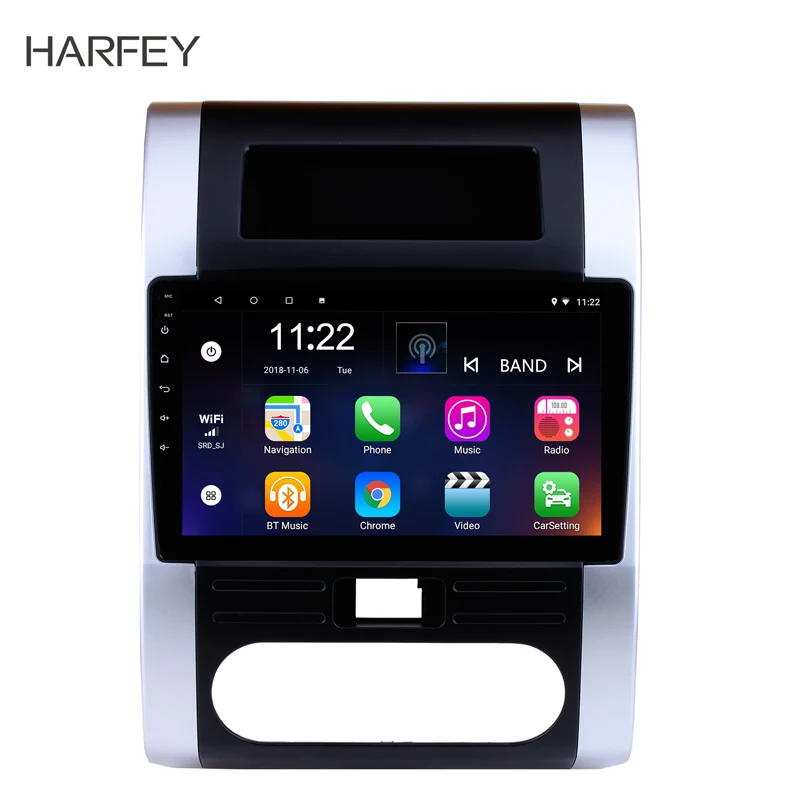 

Harfey 2Din GPS Multimedia Player Head Unit For 2008 2009 2010-2012 NISSAN X-TRAIL Dongfeng MX6 10.1" Android 7.1/8.1 Car Radio