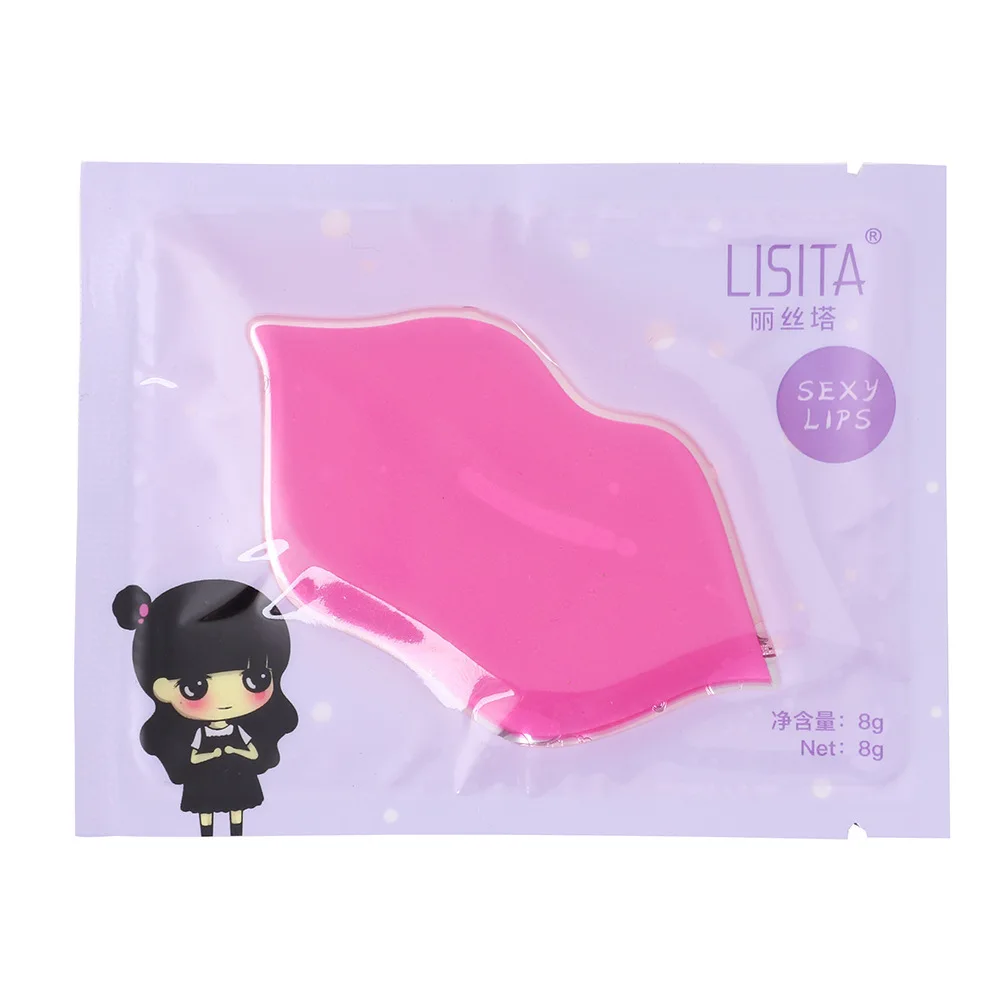 

LISITA Crystal Collagen Repair Gel Lip Care Moisture Essence Mask Anti Wrinkle Ageing 10pcs