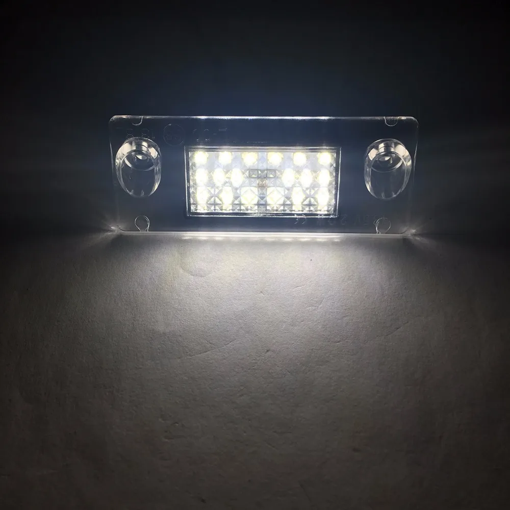 2 шт. автомобиль 18SMD светодиодный фонарь освещения номерного знака для Audi A4 B5 1996 ~