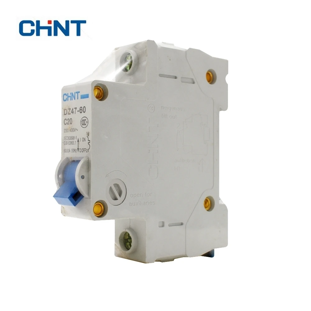 

CHINT DZ47-60 C20 1P 20A Household Miniature Circuit Breaker Air Switch