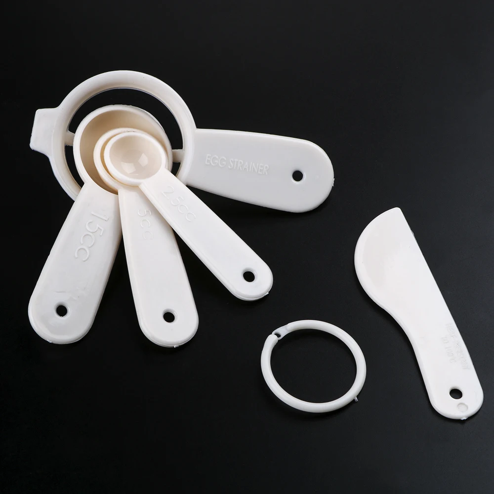 5pcs/set Measuring Spoon Set Egg White Separator &amp Scraper Sugar Cake Baking Tools Pastry Tool Sets Bakeware Accessories | Дом и сад