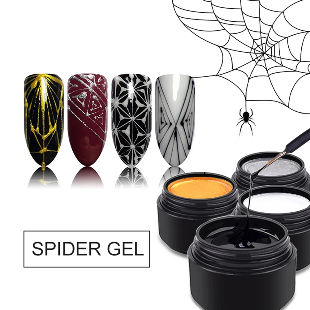 

5ml Creative Nail Spider Gel Web Painting Nail Art UV Gel Wire Drawing Elasticity Point Line Soak Off Gel