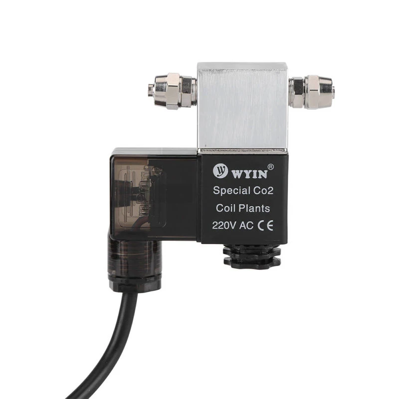 

1 Pcs CO2 Magnetic Solenoid Valve Night Time Cut OFF For Fish Tank Aquarium 1.6W EU/US/AU/UK Plug Type