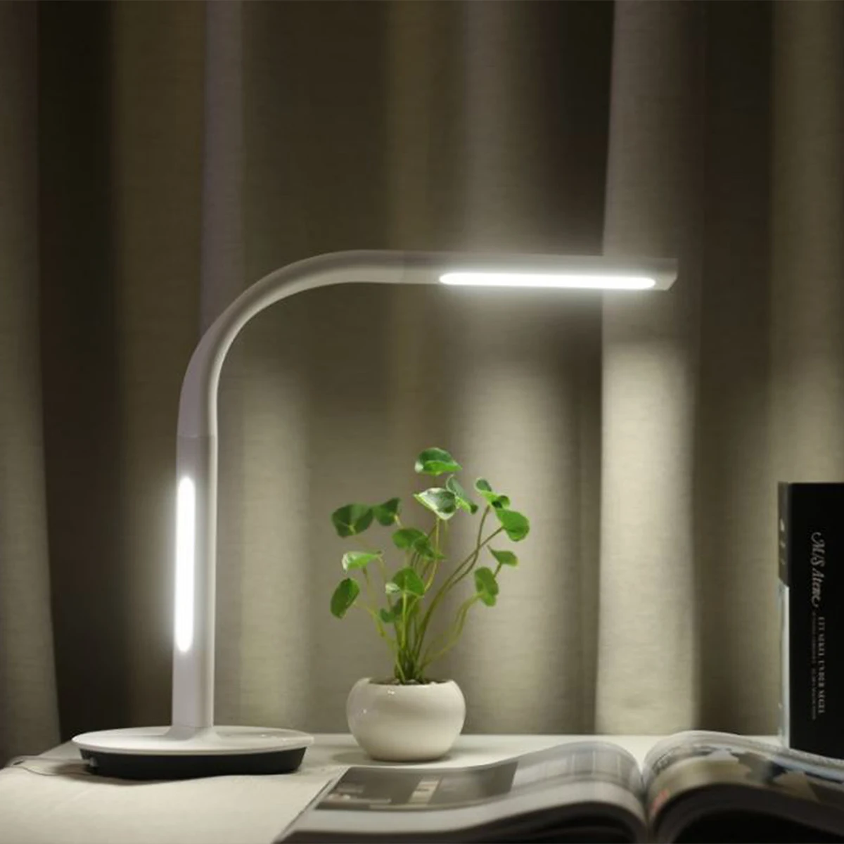 Xiaomi Mijia Mi умная Светодиодная настольная лампа, настольная лампа с затемнением, лампа для чтения с поддержкой Wi-Fi, работает с Alexa Mi Home APP, дистанционное управление