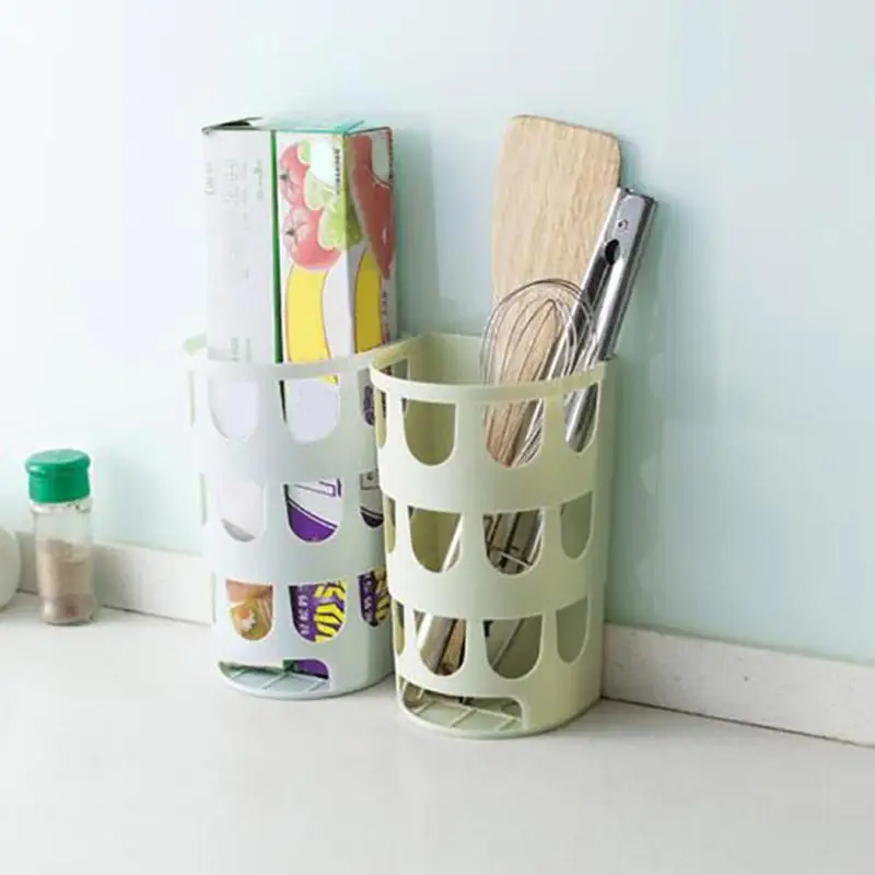 

Multipurpose Wall-mounted Garbage Bags Storage Box Plastic Bags Holder Rack Kitchen Tableware Sundries Organizer