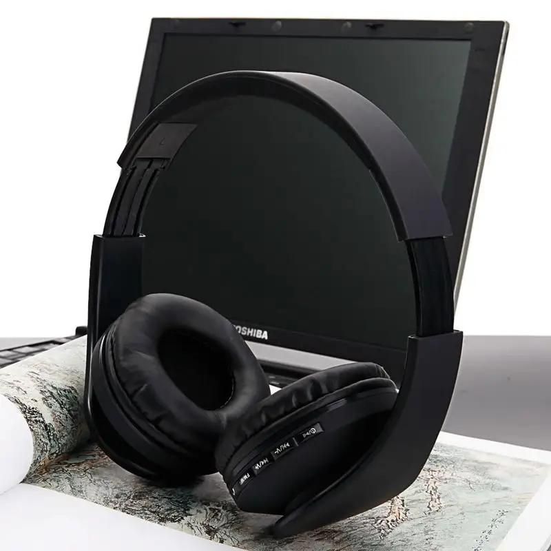 

HY-811 Hot Foldable Wired Stereo Headset Sports Bluetooth Headphone With Mic For Android/IPhone/iPad/PC/Laptop Headset Black