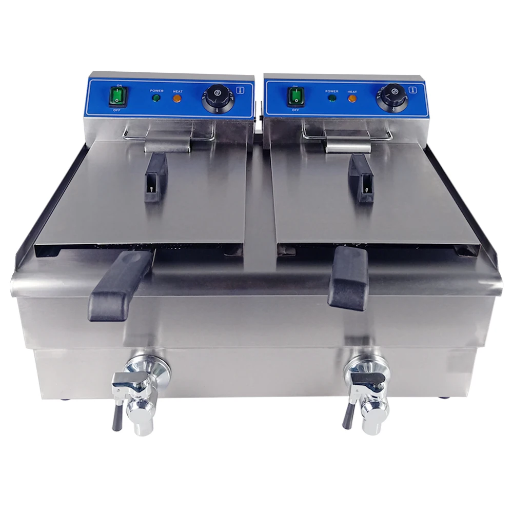 

TAIMIKO deep fryer commercial oil fryer hot sale chicken grill machine good quality kitchen equipment French Fries