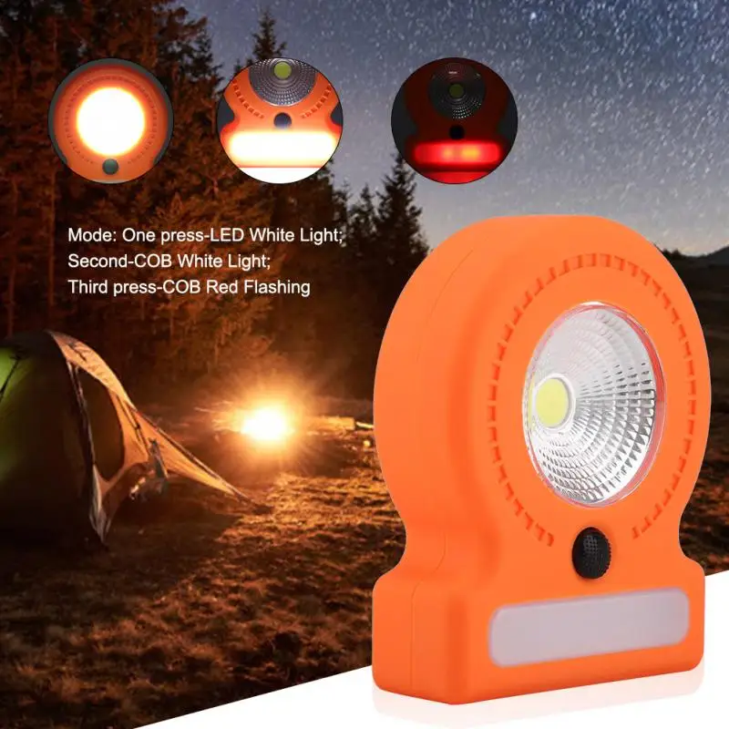 Mini COB LED Camping Light Lantern Super Bright Round Camping Light