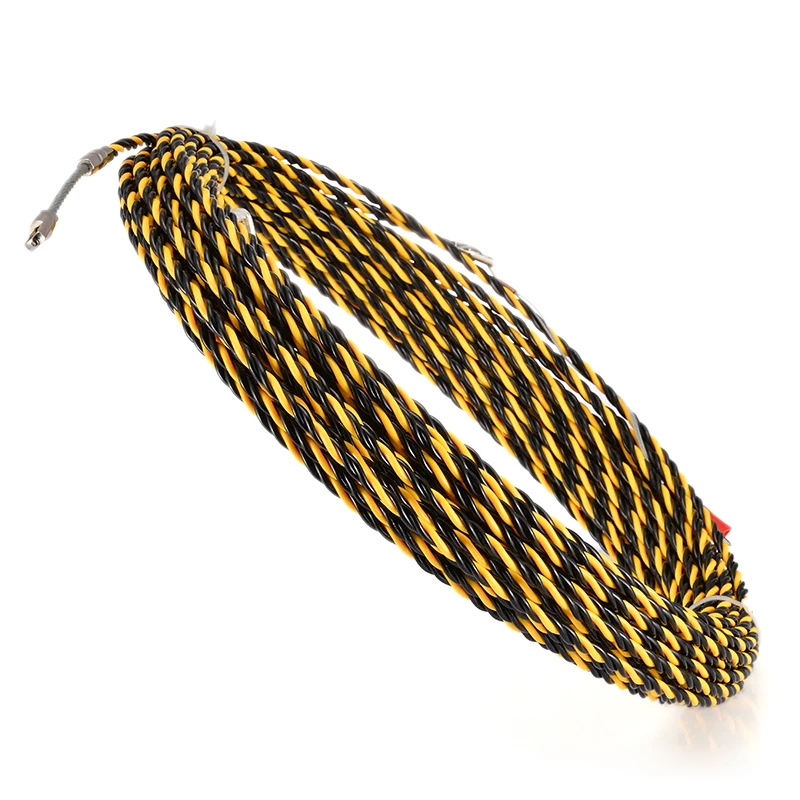  New 6.5mmx30m Cable Push Puller Electrician Conduit Snake Cable Rodder Fish Tape Wire Guide