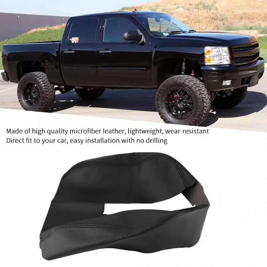 

Leather Console Lid Armrest Cover for Chevy Avalanche Suburban Tahoe Silverado 1500 2500 3500 for GMC Yukon Sierra 1500 2500HD