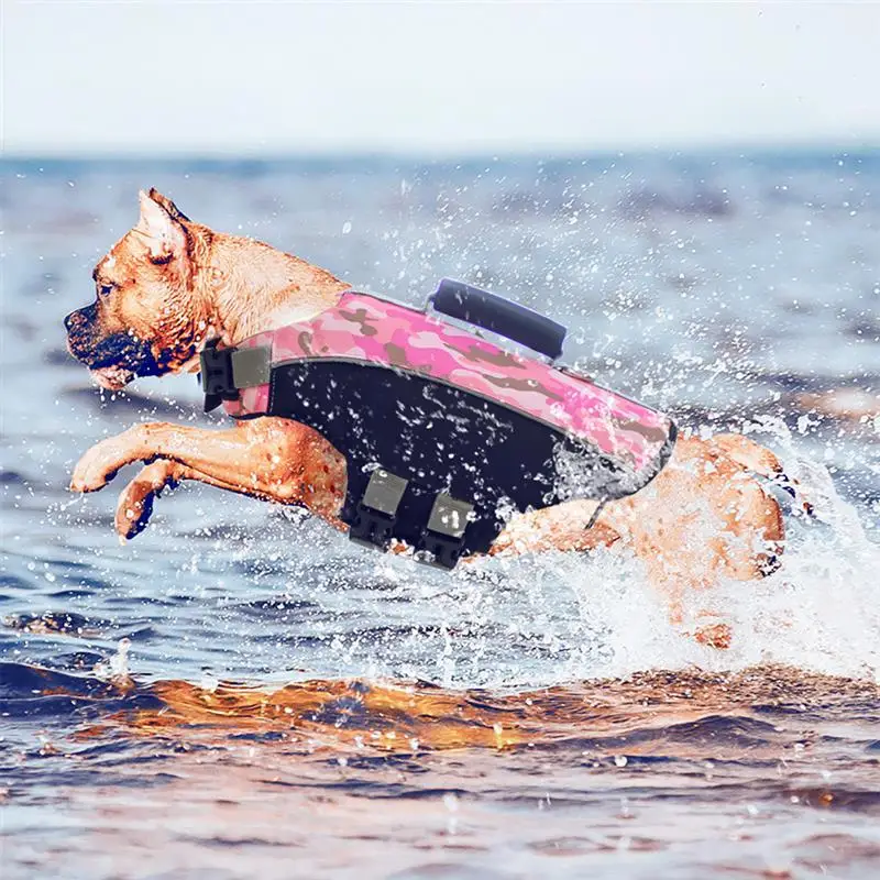 

Dog Life Jacket Dog Life Vest Chin Float High Buoyancy Secure Dog Life Preserver for Large and Medium Dogs