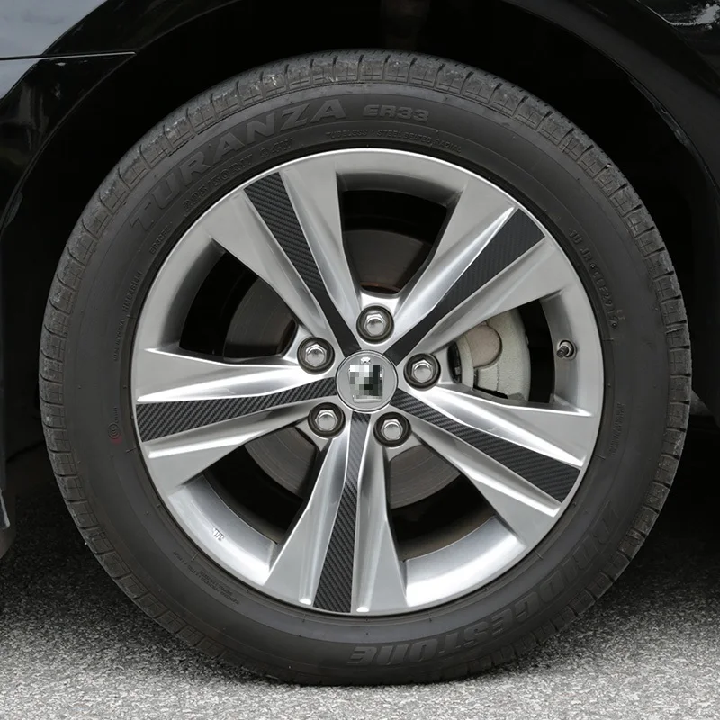 

Modified Decorative Wheel Exterior Dashing Parts Accessories Car Styling Sticker Strip Modification 15 16 17 FOR Toyota Crown