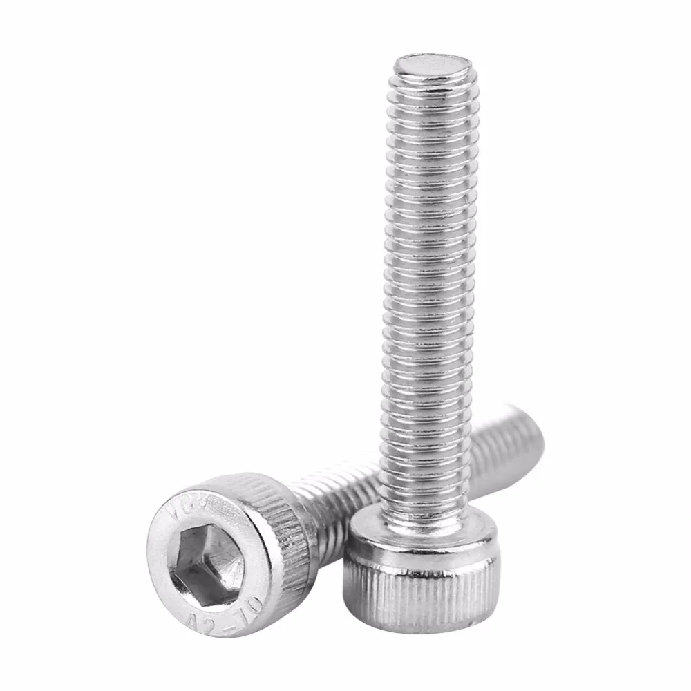 6mm Long M4-0.7mm Thread Unbrako 12.9 Fully Threaded Black Oxide Socket Head Cap Screw Alloy Steel