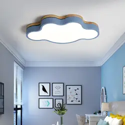 Дерево прекрасный сладкий облако Творческий потолочный светильник для Детская комната цветные лампы Bedro дома осветительный, акриловый