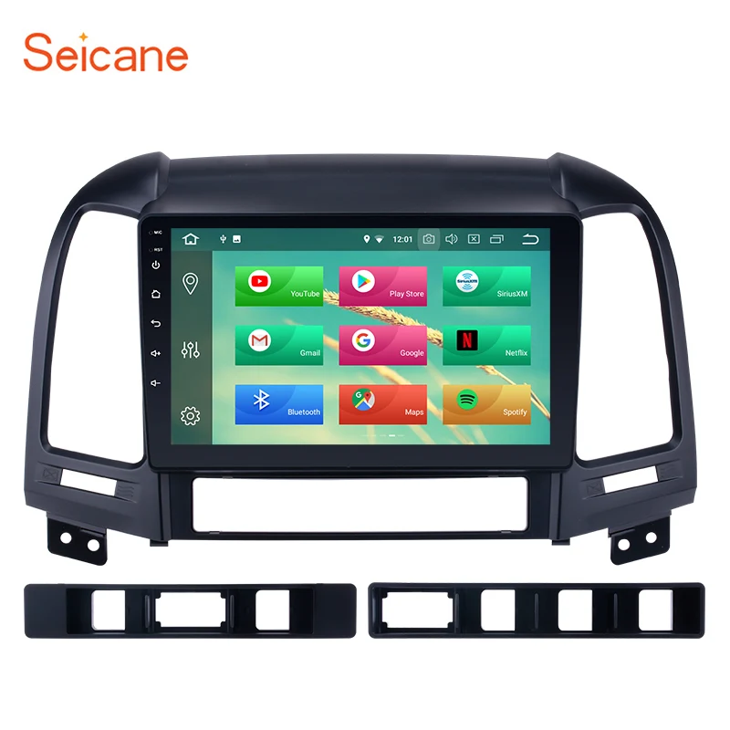 

Seicane 1Din 4G+32G Android 8.1/8.0 9inch Car Radio For Hyundai SANTA FE 2006 2007 2008 2009 2010 2011 2012 GPS Head Unit