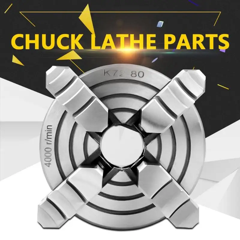

Manual Self-centering DIY Metal Wood Lathe Chuck Woodworking Accessories Parts Wood Lathe Chuck Wood-working Scroll Chuck Clamp