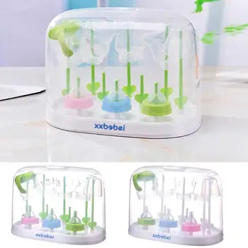 

Milk Bottles Drying Rack Dryer Drainer Storage Baby Feeding Tableware Cleaning Dryer Nipple Shelf Baby Pacifier Feed Cup Holder