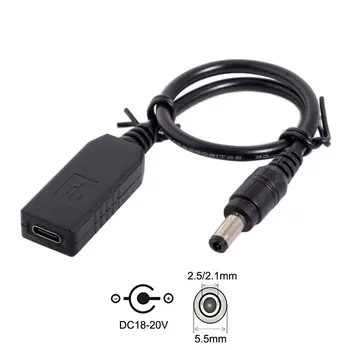 

CYDZ USB 3.1 Type C USB-C to DC 20V 5.5 2.5mm & 2.1mm Power Plug PD Emulator Trigger Charge Cable for Laptop